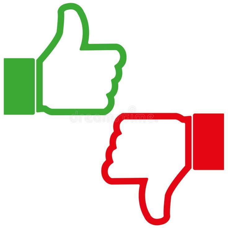 Иконки like Dislike