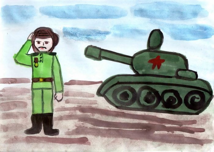 Танкист детский
