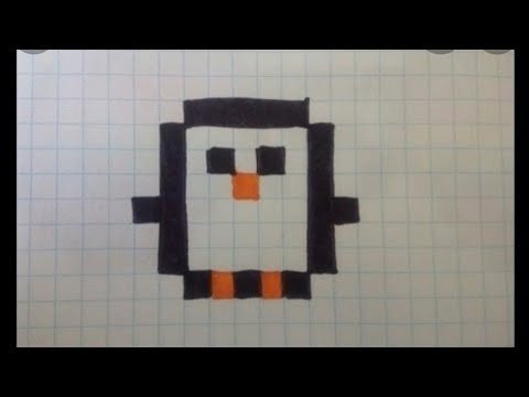 Пингвин по клеткам