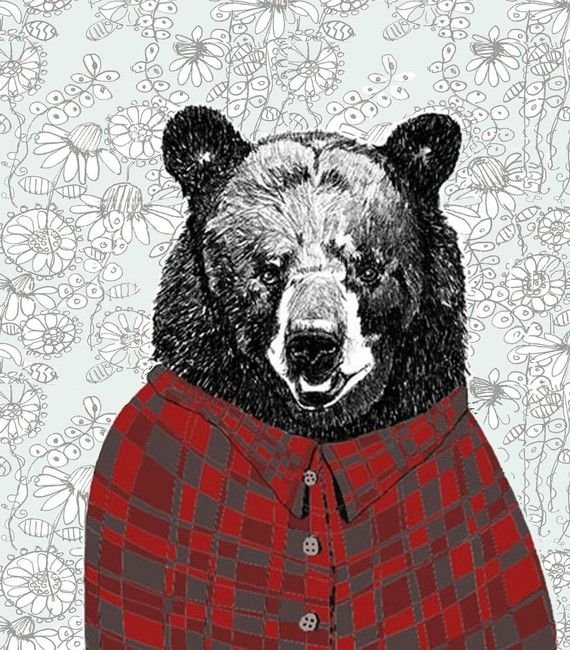 Медведь в одежде