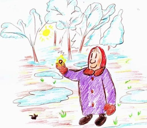 Паустовский стальное колечко рисунок карандашом