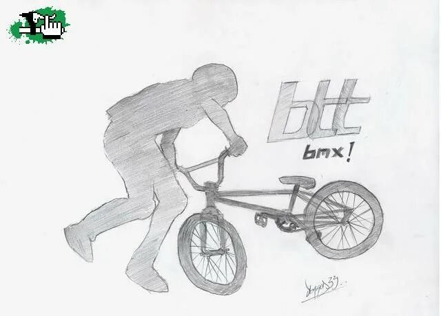 BMX рисунок