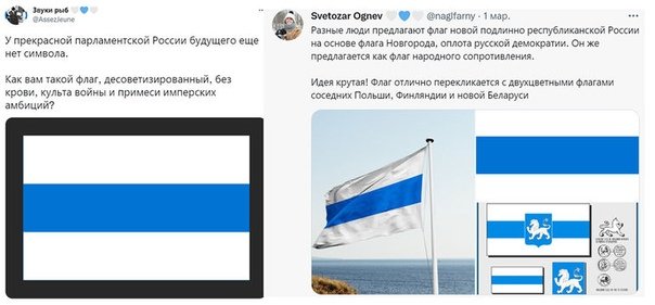 Флаг либералов России бело сине белый
