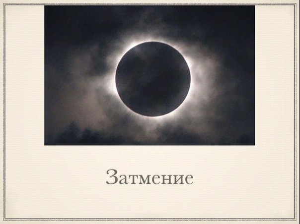 Затмение рисунок