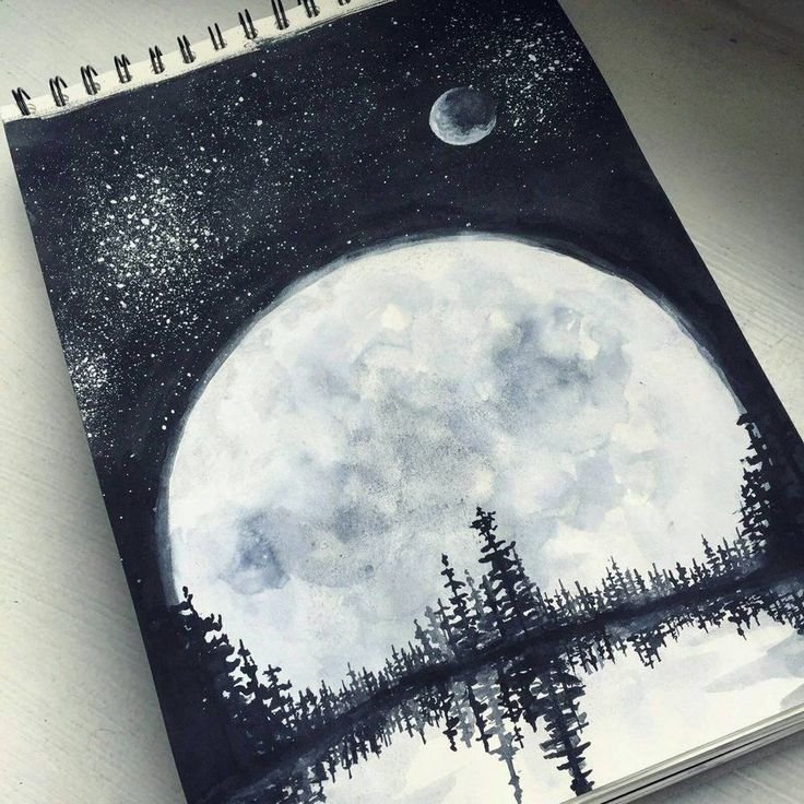 Космос акварелью