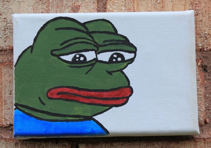 Лягушка Пепе для срисовки