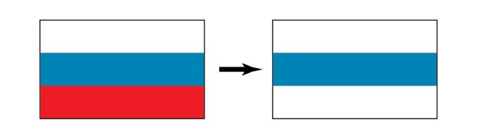 Флаг либералов России бело сине белый
