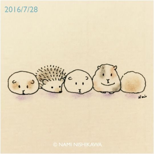 Рисунки Ёжика для срисовки лёгкие