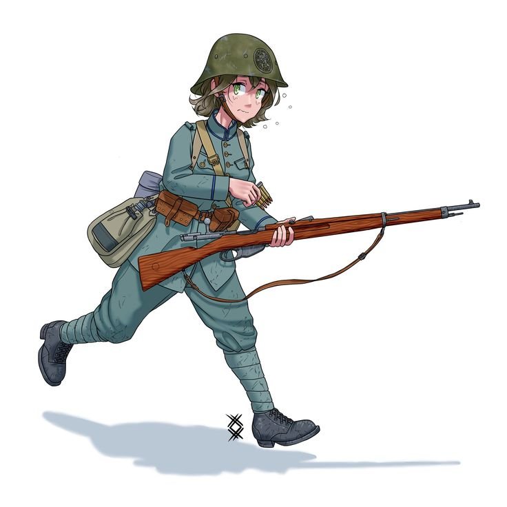 Аниме в военной форме