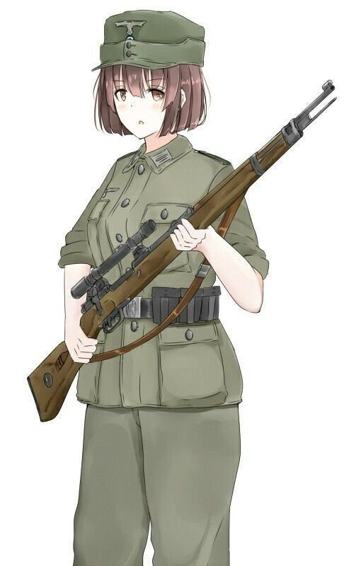 Аниме солдат