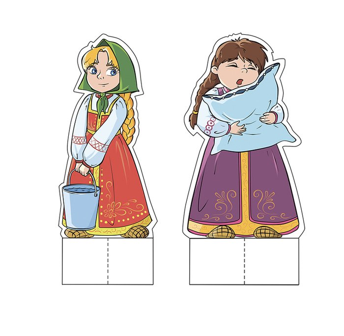 Рукодельница и Ленивица сказка