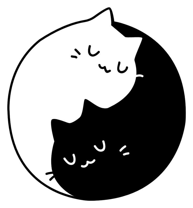 Котик значок