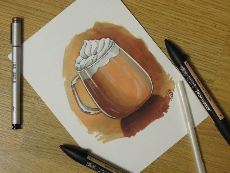Идеи для рисования маркерами