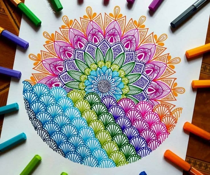 Рисунки фломастерами
