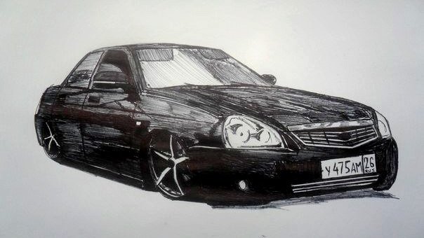 Рисунок Лады Приоры