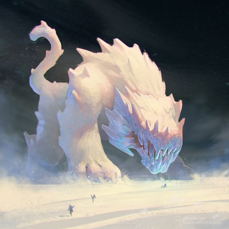 Fantasy Элементаль ледяной
