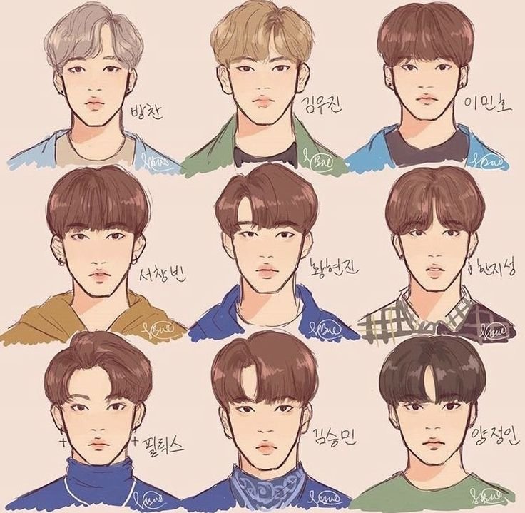 Картинки для срисовки Stray Kids