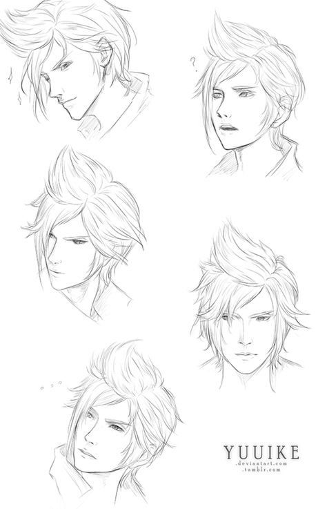 Final Fantasy рисунок легкий