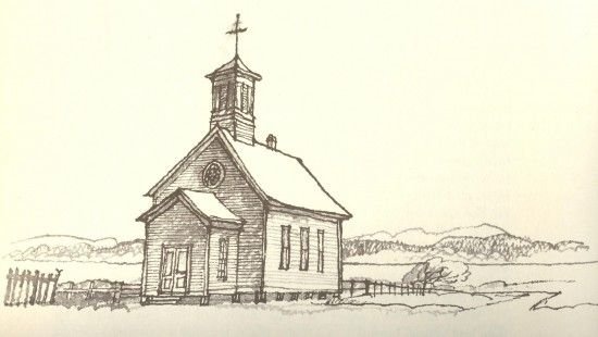 Храм рисунок