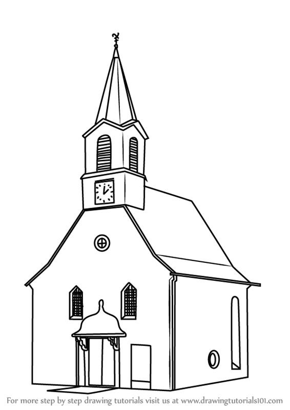 Храм рисунок