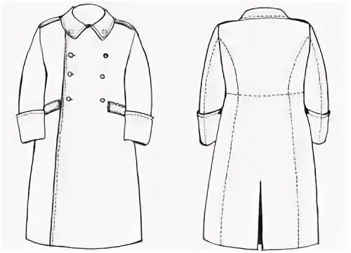 Шинель рисунок