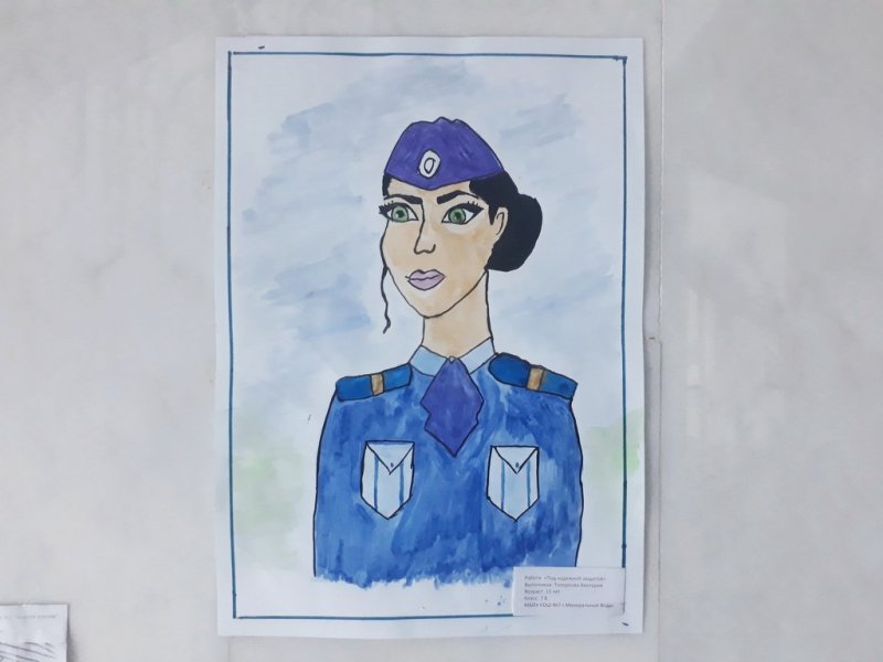 Полиция глазами детей рисунки для срисовки