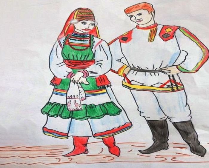 Народный костюм Мордовии