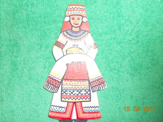 Кукла в Мордовском национальном костюме