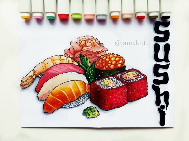 Идеи для рисования маркерами