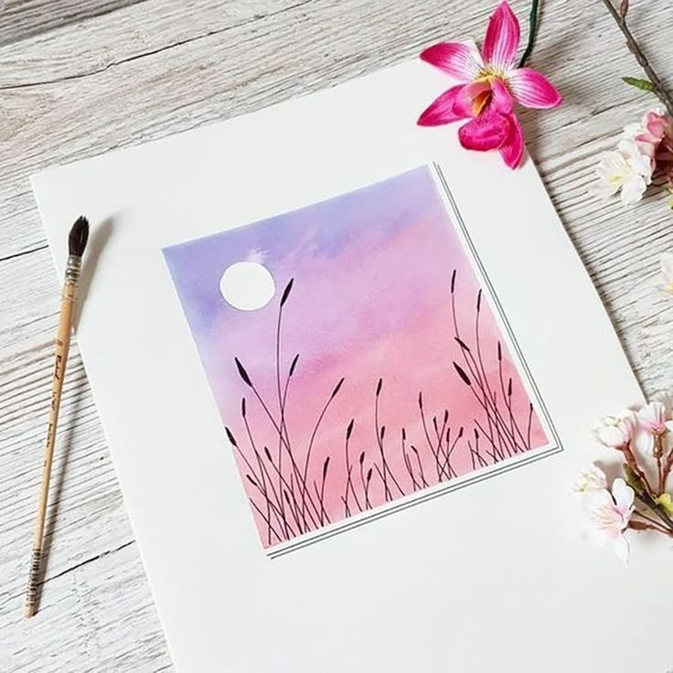 Идеи для рисунков акварелью