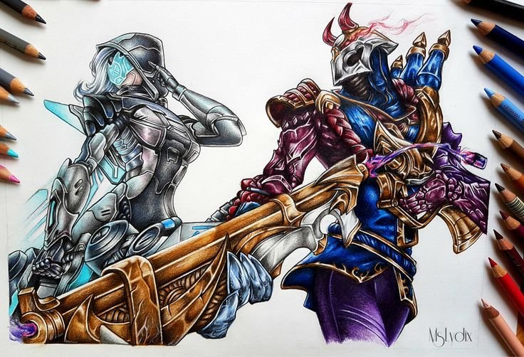 League of Legends Джин арт