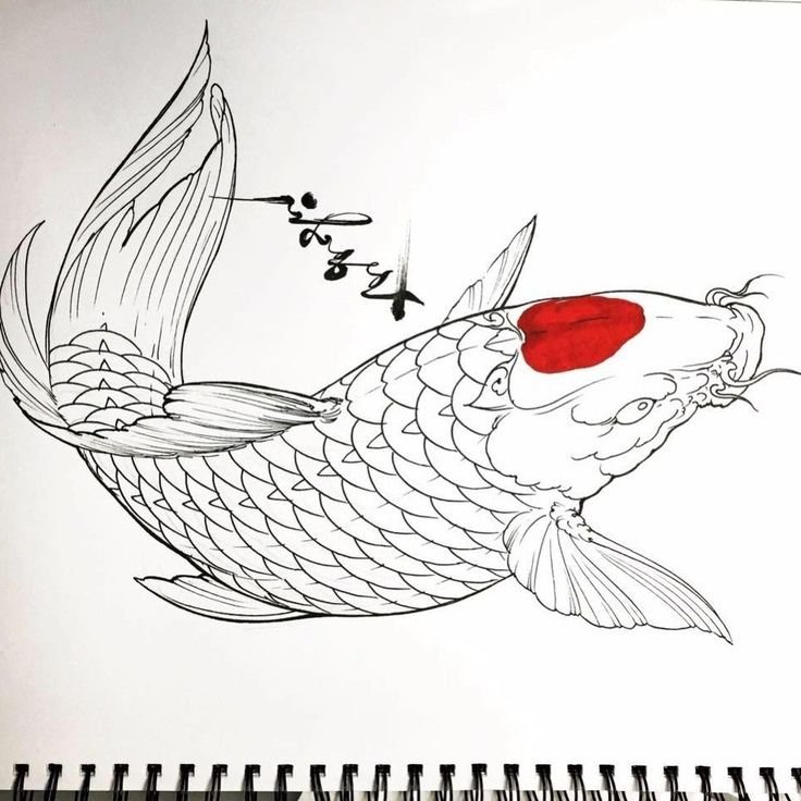 Карпы кои Инь и Янь