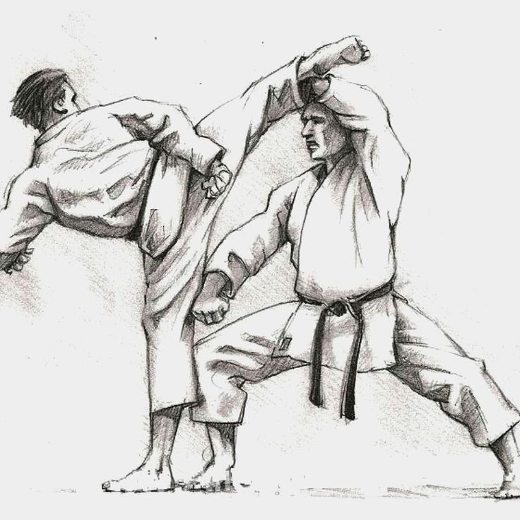 Каратэ рисунок