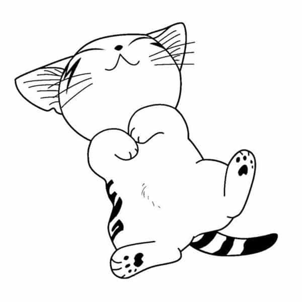 Раскраска. Котики
