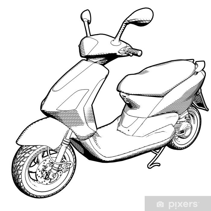 Honda Dio 35 рисунок