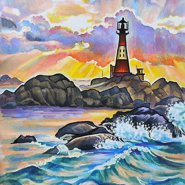 Море рисунок