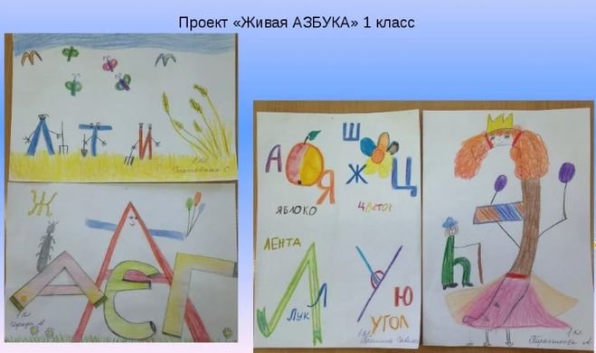 Азбука проект 1 класс в картинках