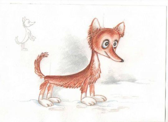Каштанка рисунок