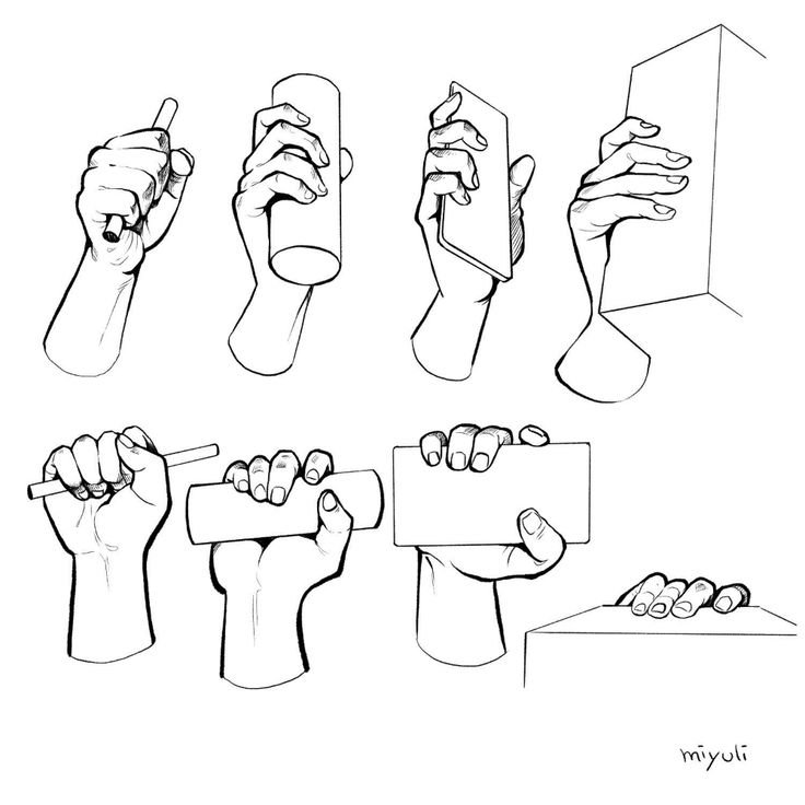 Рука в разных ракурсах