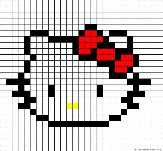 Рисунки по клеточкам легкие
