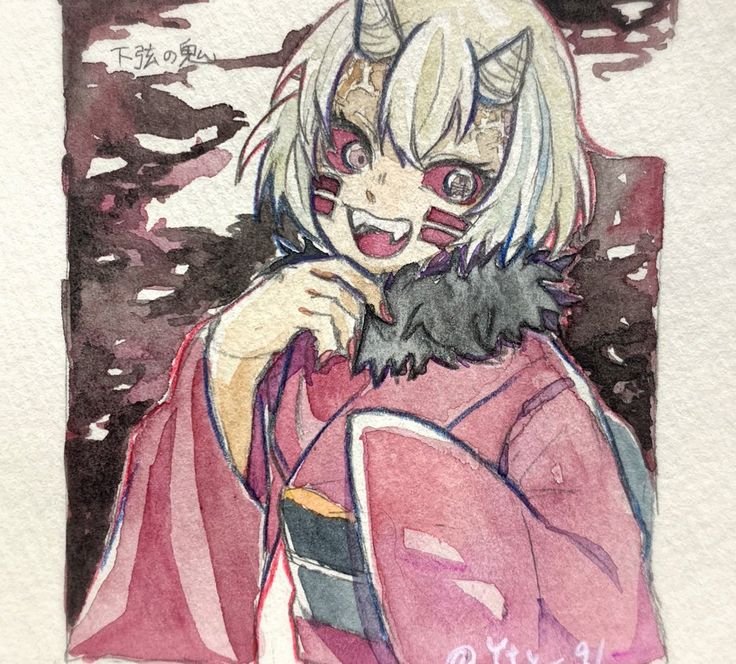 Kimetsu no Yaiba mukago hot Art