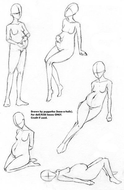 Референс беременная аниме
