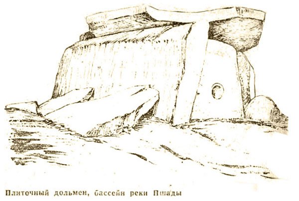 Дольмены рисунок