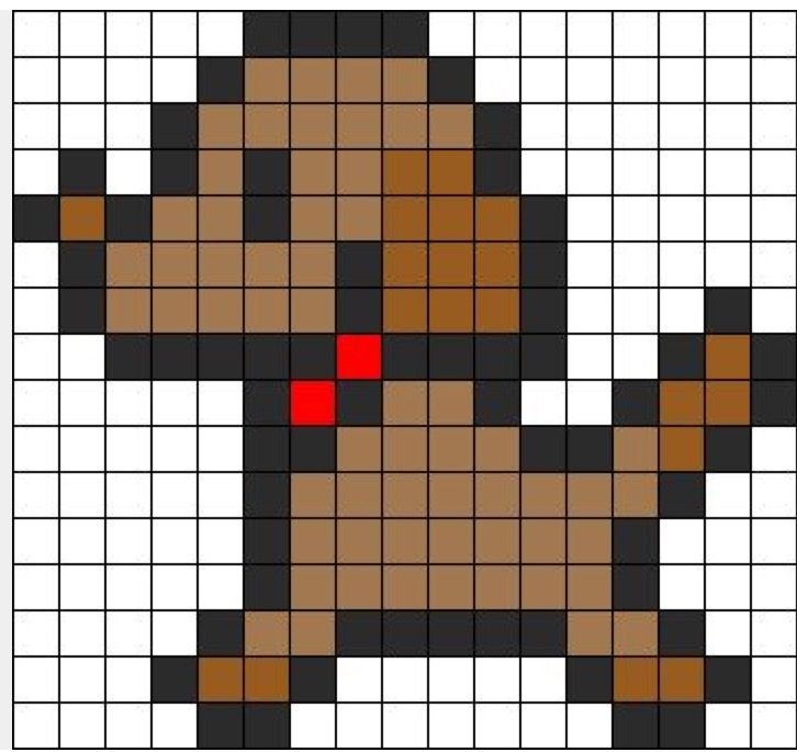 Рисунки по клеткам маленькие