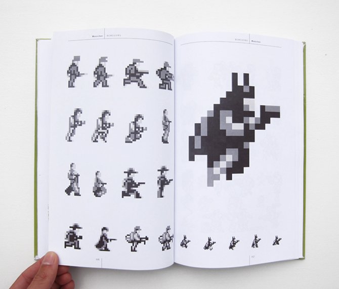 Книга пиксель арт