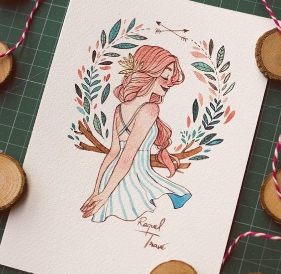 Рисование в скетчбуке