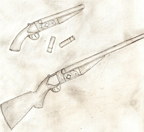 Ружье рисунок