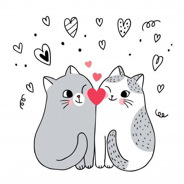Влюбленный котик