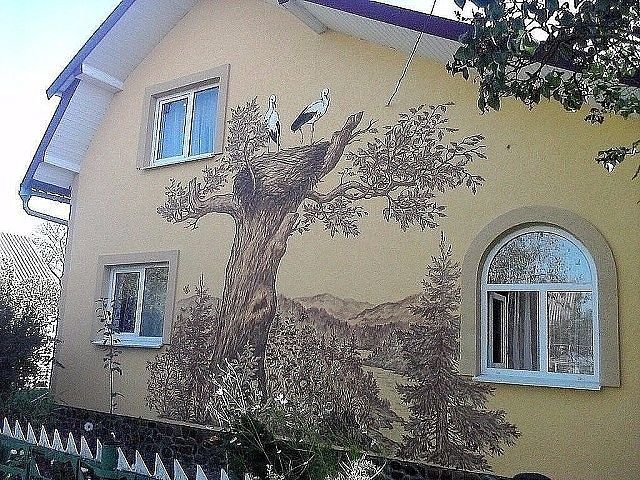 Роспись фасадных стен