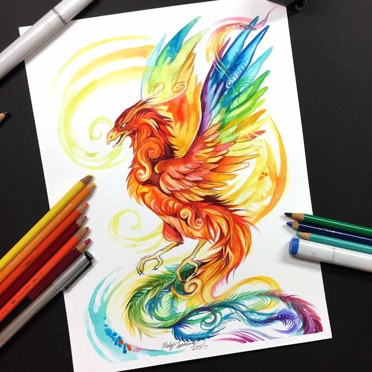Рисунки фломастерами